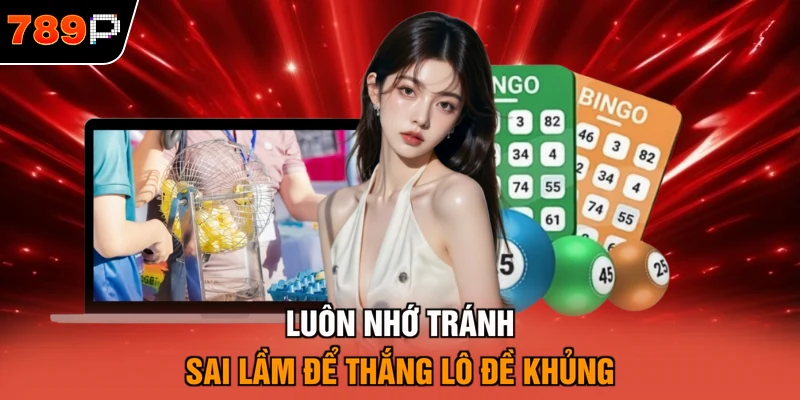 Luôn nhớ tránh sai lầm để thắng lô đề khủng